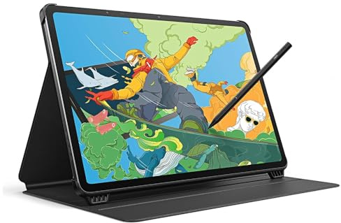 UGEE Pad 8GB+256GB Fun Drawing Pad,14.25''Standalone Drawing Tablet with No Computer Needed,2.4K Ultra HD Large Screen with Full-Laminated Screen,Android 14 ipad Drawing Stand for 10000mAh+27W Battery