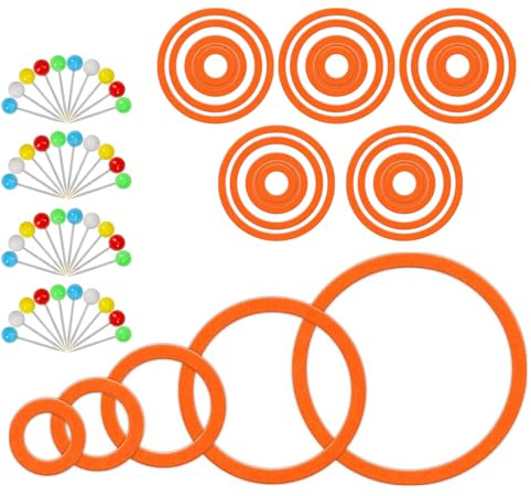 BEIMEIII 25 stycken dart övningsringar orange 40 stycken stift känns darttavla skyddsring träningsringar dart tillbehör dart skyddsring ståldart pins stift för nybörjare öva träning orange