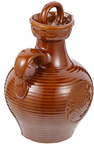 LIGIGWASH Petaca De Recipiente Para Vino Jarra De Vino Portátil Hogar Asa Para Servir Aprox
