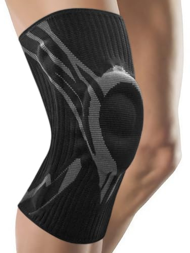 GUARVEX Kniebandage, Schwarz, XL