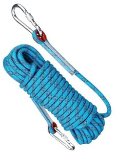 Corde d'escalade multifonction de 10 m en polyester épais à haute résistance pour applications techniques et industrielles Corde de sauvetage