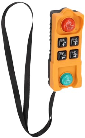 aqxreight Crane Remote Way AC220V 6 Single Handle for Industrial Electric Hoist Bridge Truck Crane with 360 Operating S Remote ControlWireless Control