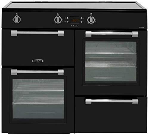 Leisure Cookmaster CK100D210K 100cm Electric Range Cooker with Induction Hob - Black
