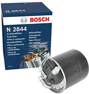 Filtro Diesel per Auto Bosch N2844 - Separa le particelle e l'acqua dal carburante, protegge il sistema di iniezione