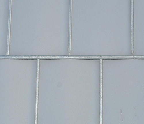 Niehaus-Heuer Polypropylen Sichtschutzstreifen Fenstergrau (für verzinkte Zäune), RAL 7040 Rolle a 35m, 19,1cm Höhe, 0,7mm Stärke