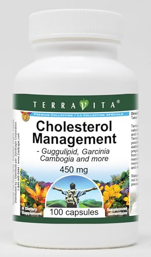 Cholesterol Management - Guggulipid, Garcinia Cambogia and More - 450 mg (100 Capsules, ZIN: 515907) - 3 Pack