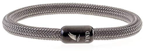 Wind Passion – paracordarmband för män och kvinnor – magnetiskt armband för män – reparmband för män – armband sträng med magnetiskt lås – robust och vattentätt surfararmband, Small (Wrist size: 5.51