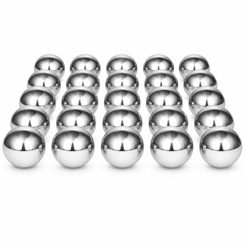 Gebrüder Lomprich Edelstahlkugeln 25 Stück Durchmesser 8 cm