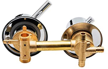 AFRUDDR Robinet douche 10/12,5/14,5 cm Commande Cabine de douche Diverter | Mitigeur douche 2/3/4/5 sorties Commutateur de Douche En Laiton Salle de Douche Robinets Mélangeur Accessoires