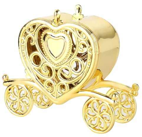 MAGT Hochzeit Süßigkeiten Boxen, 12 Stück Romantische Royal Herz Shpaed Beförderung Candy Boxen Geschenkbox für Hochzeit Party Geschenke(Gold)