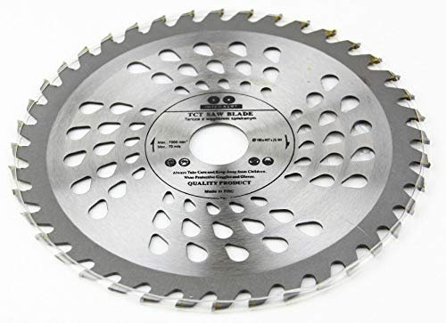 180 x 25,4 mm, lama per sega circolare per legno con 40 denti TCT inclinati