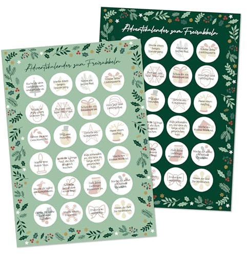 Papierdrachen Adventskalender 2025 zum Freirubbeln - 24 Rubbel-Kreise mit kleinen Aufgaben & Ideen - DIY Überraschungskalender für Erwachsene & Familien