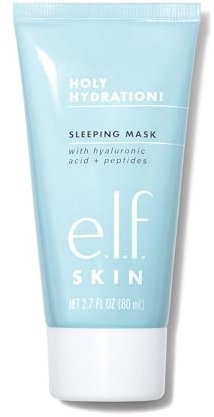 e.l.f. SKIN Holy Hydration! Masque de sommeil, ultra hydratant, double usage, régénère et nourrit les peaux sèches, végétalien et sans cruauté envers les animaux, 80 ml