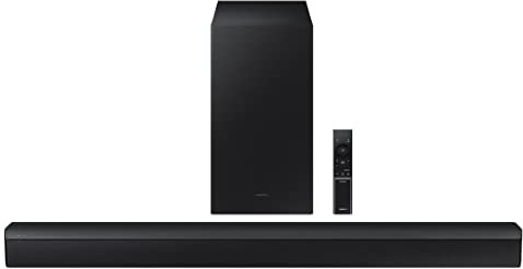 Samsung HW-B450/XL 2.1 Channel Dolby Digital Soundbar, Bluetooth (Powerful Bass, Black)