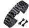 HEYOZURY Uhrenarmbänder für Uhr mit Geraden und Gebogenen Ende 16mm,18mm,19mm,20mm,22mm,24mm Metal Ersatzband Armbänder für Herren/Damen