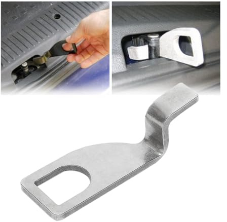 JNNJ Heckklappenaufsteller, Auto Heckklappen Aufsteller Für Frischluft, Edelstahl Auto Heckklappen-Abstandshalter Passend Für T5 T6, Frischluftschloss-Haken-Halterung