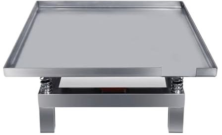 Table de vibration de bloc d'essai en béton d'acier inoxydable, banc d'essai expérimental de plate-forme de vibration de 50x50cm JIYAMI'EN EL (Size : 220V)
