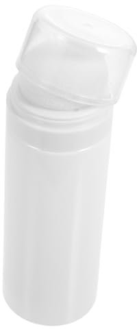 SHOWERORO Babypuder Reisegrösse 3st Puderquaste Pufferflasche Babypuder Polieren Körperpuder Kutikula Flauschiges Puff-kit Miniatur Körperlose Behälter Düse Body Puffs Zum Duschen Echar Plastik Weiß
