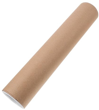 Alipis Tubo Cartone Rigido in Cartone Kraft per Poster e Disegni Tubo Multifunzionale per Spedizione e Conservazione Personalizzabile per Progetti DIY