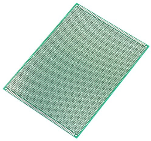 sourcing map Einseitig Universal Prototyp Papier PCB Druck Leiterplatte 15x20cm