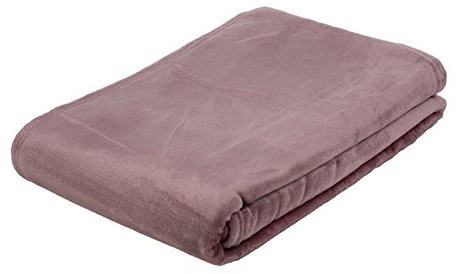 Gözze - Wohn- und Kuscheldecke, Memphis, Hohes Stoffgewicht 300 g/m², 150 x 200 cm - Altrosa