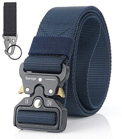 Taktischer Gürtel,Heavy Duty verstellbare Military Style Nylon Gürtel mit Zink Legierung Schnalle, militärischen Schnellverschluss Schnalle Taillenband