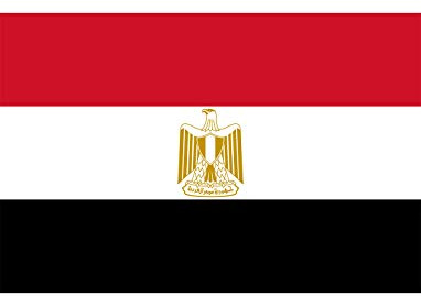 TrendClub100® Fahne Flagge „Ägypten Egypt EG“ - 150x90 cm / 90x150cm