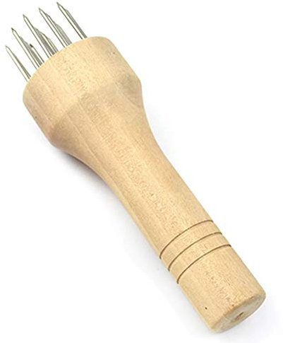 AMOYER Stainless Steel Meat Tenderizer Mallet Wood Handle Meat Blades Needle Food Gadget Beef Pork Chicken Kitchen Accessories