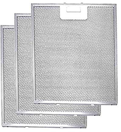 ELECTROTODO Filtros (3) compatible con campana TEKA 26 x 32 cm. (DE90) SOLO VÁLIDO PARA ESA MARCA Y MODELO