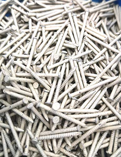 Leistenstifte lackiert 1000 Stück weiß/beige Paneelstifte Sockelleisten Fußleisten Nägel 1,8 x 25mm