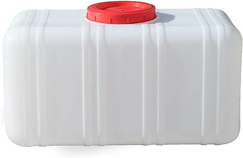 YXCUIDP Food-Grade Plastic Car Water Storage Container Faucet with Lid Rectangular Rainwater Collection Bucket Household Water Tank(300L)