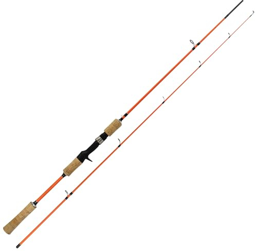 Angel Domäne Carbon Cast Spezial Baitcastrute - Leichte Japanstyle Rute für Wobbler (2,40m - 20-40g)