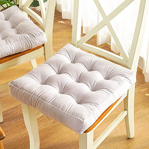 Guoyoocc Stuhlkissen Sitzkissen,Stuhlkissen Set,Bequeme Sitzkissen Mit Schleife,Sitzpolster Garten,Haus,Weich,Waschbar,Stuhlkissen Esszimmer Schleife Stuhl Kissen RattanstüHe,Extra Dick,Bequem