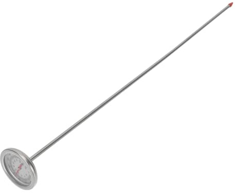 OFFSCH Thermomètre De Jardinage En Acier Inoxydable à Longue 50 Cm Pour Compost Et Sol, Mesure Rapide Température 10 à 100°c, Outil Professionnel De Mesure Thermique