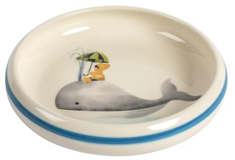 KUHN RIKON Kinderteller Walfisch - 18 cm Kindergeschirr aus Keramik