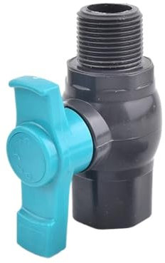 CHATROOM 1 Stück Grau 1/2 Zoll ~ 2 Zoll Innengewinde Kugelhahn Gartenbewässerung Wasserregelventil Fischtank PVC-Rohr Kugelhahn(32mm-1 Inch)