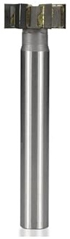 Temhyu 12–25 mm Schaft, T-Nutenfräser, Legierung, grober Einsatz, gerader Schaft, Schaftfräser for Härte, Metall, CNC-Fräser, Fräswerkzeug(12x3x8x80L)