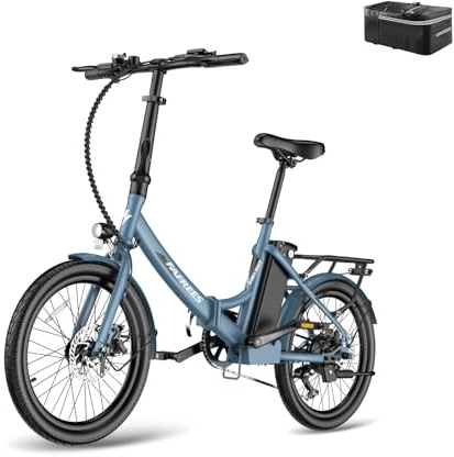 Fafrees F20 Light Elektrofahrrad Klapprad E-Bike 250W Motor 36V 20Ah Akku,20 Zoll E-Fahrrad Faltbares 35N.M Drehmoment E-Mountainbike 25km/h