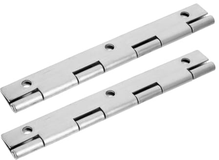 HAMPPLIES 2 piezas Bisagra Piano Acero Inoxidable Bisagra Continua Pesada para Armarios Puertas Ventana Barco