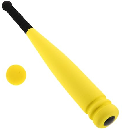 iplusmile Bat de Baseball Doux pour Enfants Batte de Softball pour Enfants Eva Jaune