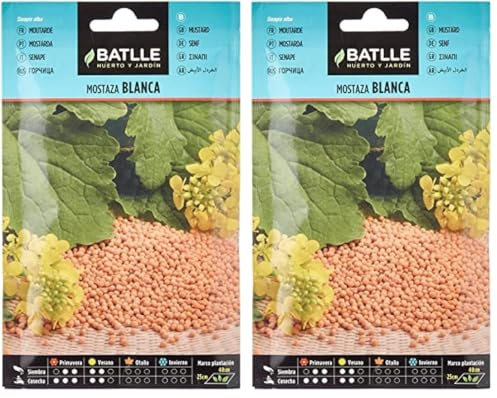 Graines aromatiques de Batlle - Moutarde blanche Sinapis alba (10g) (Lot de 2)