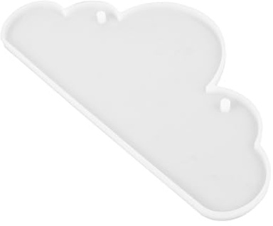 POPETPOP Flexible Silikonform 10X5 Zoll Wolkenform für Türschilder Selbstgemacht Transparent zum Basteln von Türanhängern