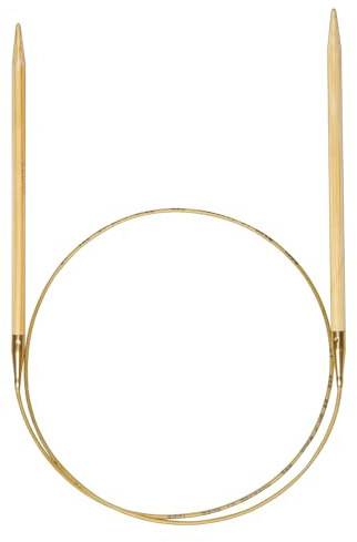 Addi Rundstricknadel Bamboo, Bambus, Beige, 40 cm/4,0mm