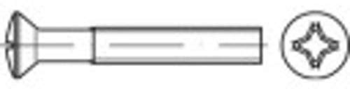 Viti a testa bombata fresata TOOLCRAFT 134621 200 pz. M3 6mm testa fresata a croce Philips acciaio N/A