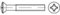 Viti a testa bombata fresata TOOLCRAFT 134621 200 pz. M3 6mm testa fresata a croce Philips acciaio N/A