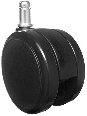 3 (75mm) Extra Large Replacement Office Chair Caster Rollers - Soft Wheels For Hard Floors (Set of 5) - S5111