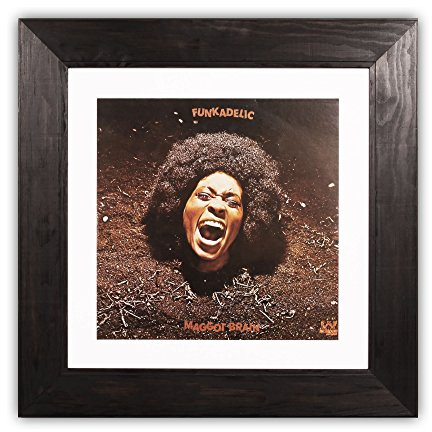 Soobsoo GmbH Schallplattenrahmen Klassik - edle Einrahmung mit Passepartout für Vinyl Liebhaber