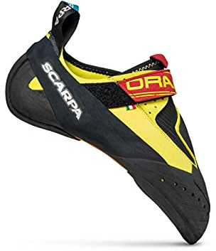 SCARPA Drago Rock Climbing Shoes for Sport Climbing and Bouldering - Specialized Performance for Sensitivity - Yellow - 8.5