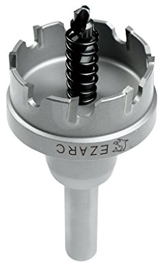 EZARC Lochsäge Hartmetall-Bohrer, leistungsfähiger Lochöffner ideal für Löchern in Edelstahl und Metall, 51mm