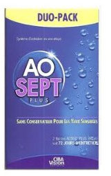 Aosept Plus für harte und weiche Linsen, 2 x 360 ml